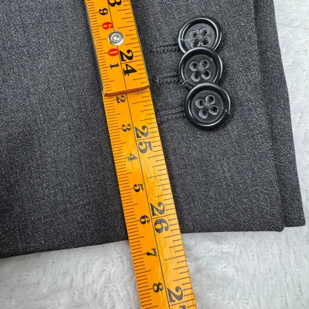 Banana Republic Blazer Mens 42R Grey Modern Fit 100% Wool 3-Button Suit Jacket